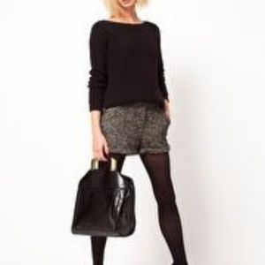 Express tweed shorts